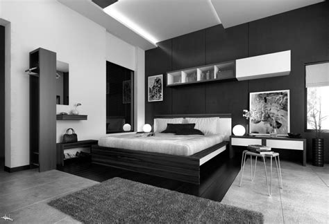 How to decorate a bedroom with black walls