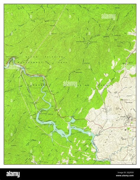 Ducktown, Tennessee, map 1957, 1:24000, United States of America by ...