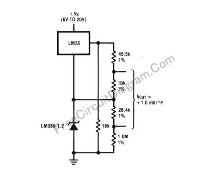 Fahrenheit Thermometer Using LM35 Temperature Sensor IC – Electronic ...