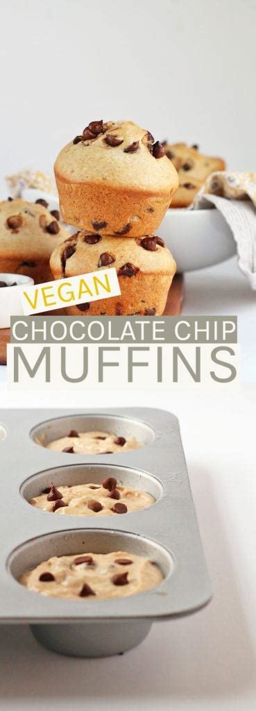 Vegan Chocolate Chip Muffins - My Darling Vegan