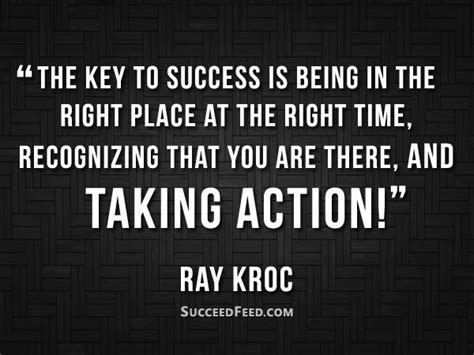 47 Ray Kroc Quotes To Be Successful | Succeed Feed