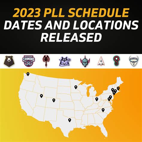 2023 PLL Schedule Dates and Locations Released - Lacrosse All Stars