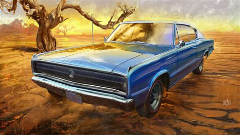 American Muscle Car Paintings on Behance