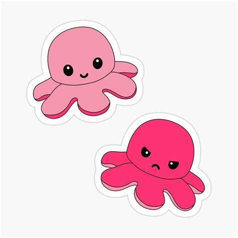 'Moody Octopus ' Sticker by Jamie Maher en 2021 | Pegatinas bonitas ...