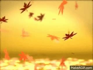 FALLING LEAVES background loop on Make a GIF