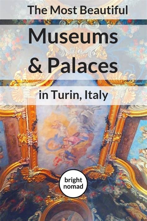 The most beautiful palaces and museums in Turin, Italy