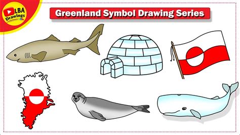 Symbol of Greenland Drawings | LBA Drawings - YouTube