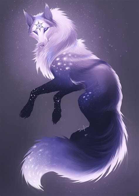 Galaxy Female Wolf With Wings - Ceiron Computer Wallpapers, Desktop ...