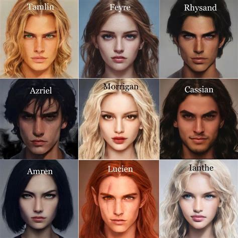 ACOTAR characters | A court of mist and fury, Fan book, Book aesthetic