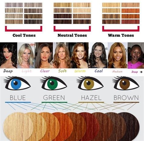 hair color chart | Skin tone hair color, Tone hair, Colors for skin tone