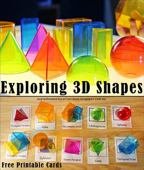 3 Dimensional Shapes Activities & Printables - Every Star Is Different