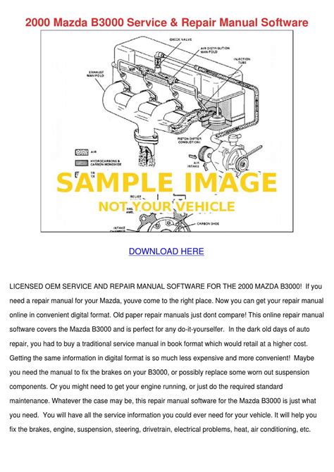 2000 Mazda B3000 Service Repair Manual Softwa by HattieFlaherty - issuu