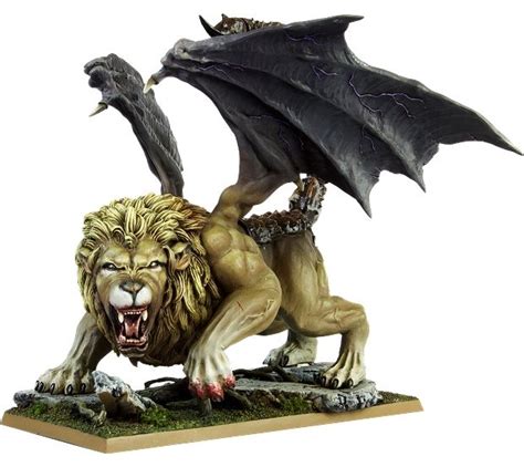 manticore | Fantasy miniatures, Miniatures, Warhammer fantasy