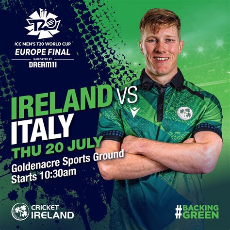 Cricket Ireland on Twitter: "Join us tomorrow for our opening game in ...