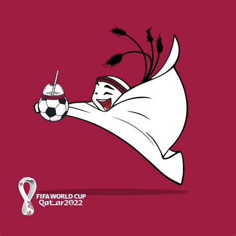 LAEEB MASCOT FIFA WORLD CUP QATAR 2022 11836256 Vector Art at Vecteezy