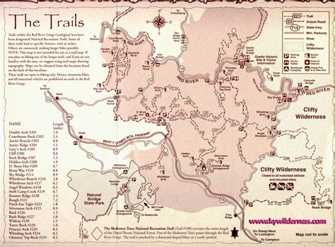 Red River Gorge Backpacking Map - How To Draw A Map