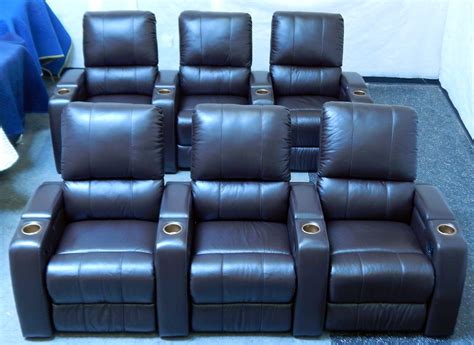 Palliser Leather Theater Seats