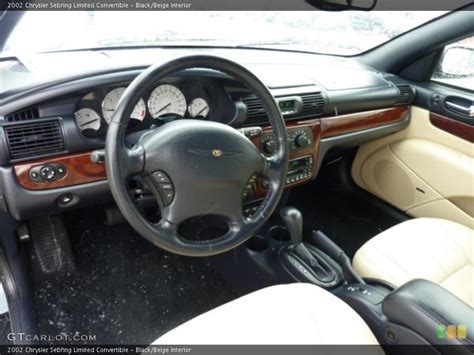 Black/Beige 2002 Chrysler Sebring Interiors | GTCarLot.com