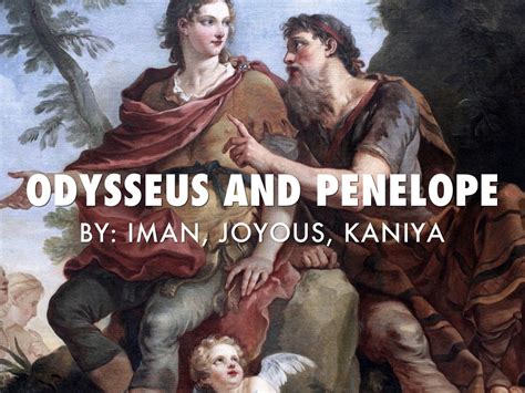 Odysseus And Penelope by Iman Hayes