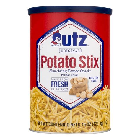 Utz Potato Stix, Original 15 oz. cannister - Walmart.com