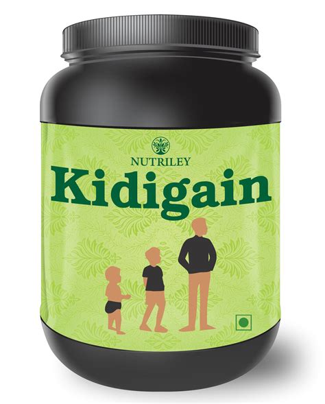 Buy Nutriley Kidigain - Weight Gain and Growth Supplement for Kids (500 ...