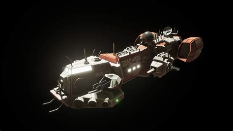 Sci-Fi Assault Frigate 3D Model by magTechnologies