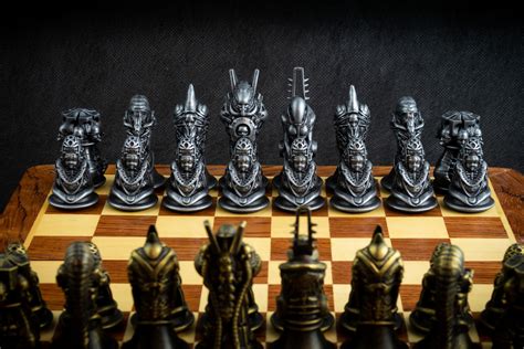 ArtStation - Biomechanic 3d printable chess set | Resources