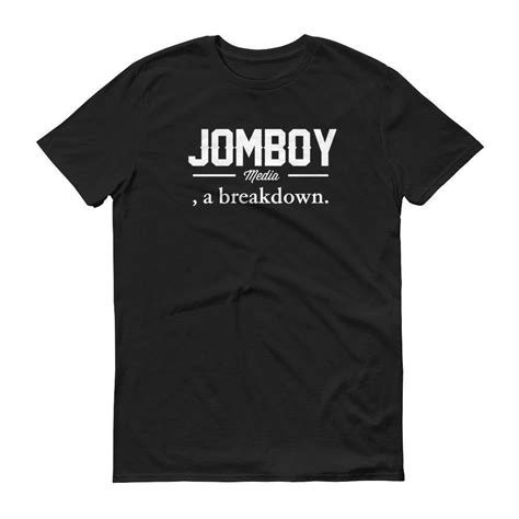 Jomboy Media, a breakdown | T-Shirt | Jomboy Essentials | Jomboy Media