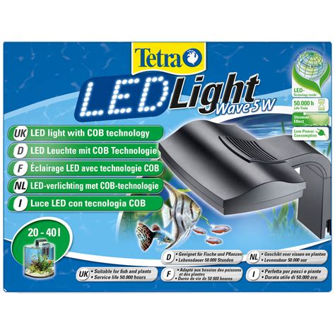 Tetra – Led Light Wave 5W Black 20-40L – Petway Ltd