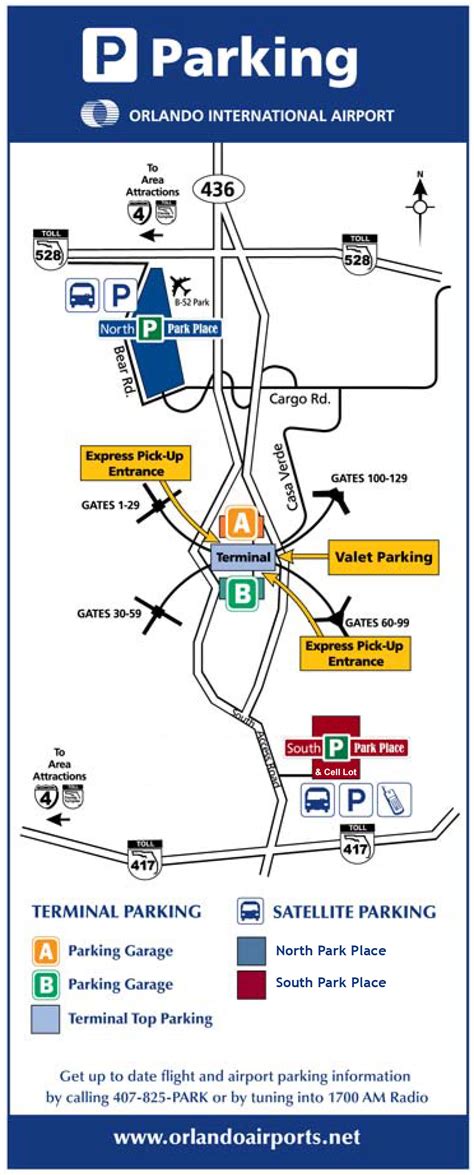 Orlando airport map | Airport Parking Guides