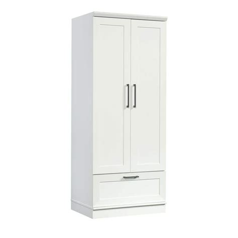 Soft White Wardrobe/Storage Cabinet 423973 - The Home Depot