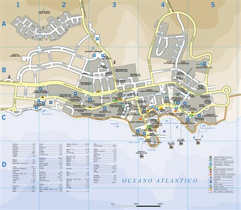 The village of Costa Teguise in Lanzarote