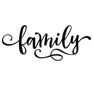 word family clipart stencil 10 free Cliparts | Download images on ...