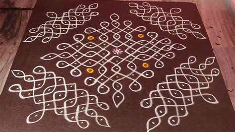 Rangoli Side Designs, Simple Rangoli Designs Images, Small Rangoli ...