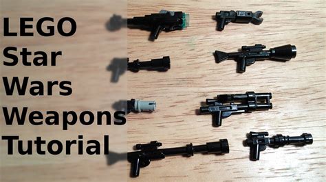 LEGO Star Wars 11-piece Weapon Set Blaster Pistols Rifles Weapons ...