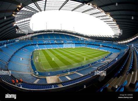 The City of Manchester Stadium, also known as the Etihad Stadium or ...