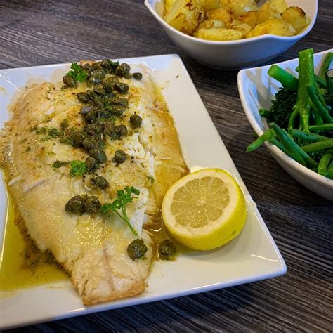 Whole Roasted Lemon Sole with Caper, Parsley and Lemon Butter ...