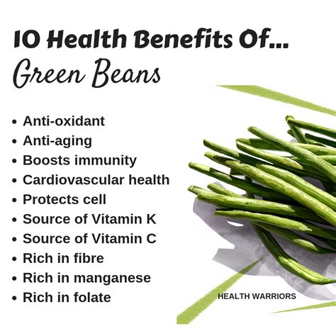 Vegetable Beans Benefits - health benefits