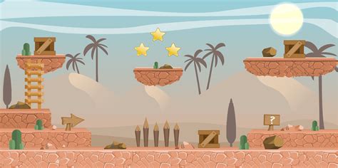 PLATFORMER GAME PACK 2D “DESERT” | Game Art Partners