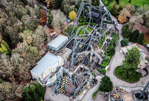 [The Smiler, Alton Towers] looks great from above 😵‍💫 : r/rollercoasters