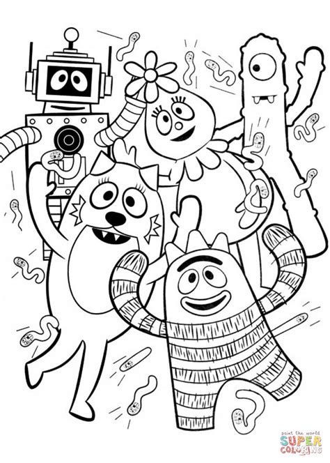 Yo Gabba Gabba! coloring page | Free Printable Coloring Pages