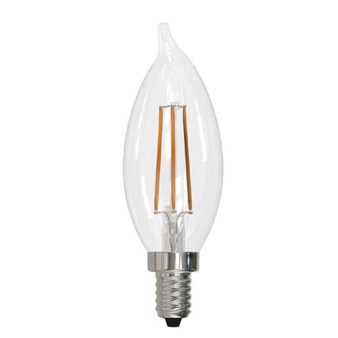 5 Watt LED Ca10 2700K Filament E12 Clear Light Bulb | Capitol Lighting