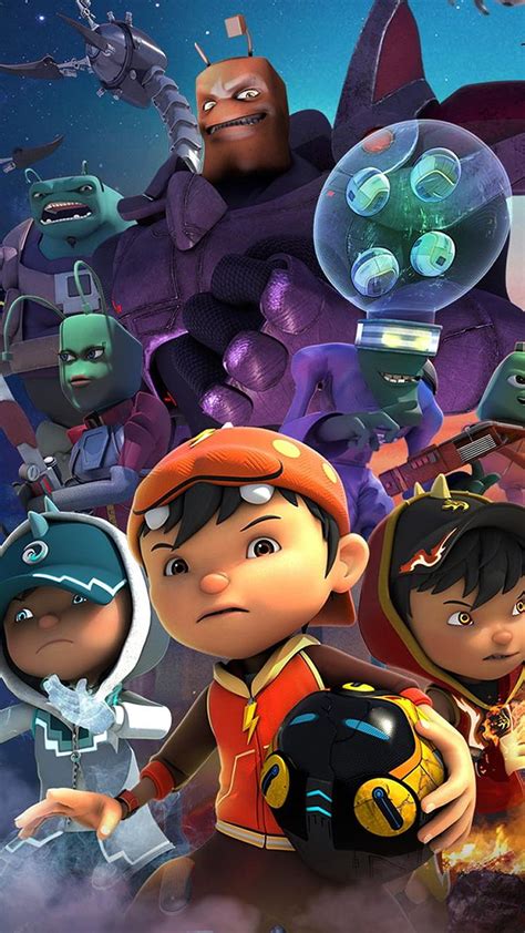 Boboiboy Galaxy Ying Yaya Gopal Fang for Android, boboiboy api HD電話の壁紙 ...