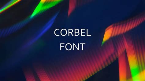 Corbel Font Free Download