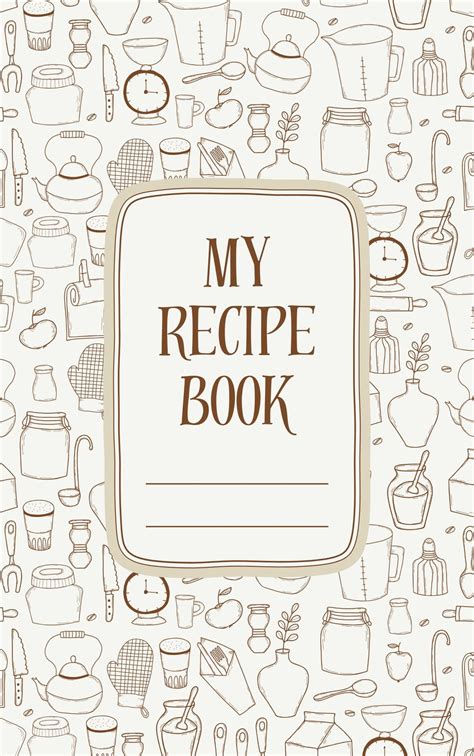 Recipe Book Cover Printable