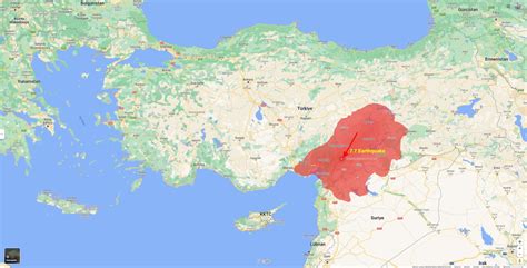 2023 Turkey Earthquake – WorldMap1.com Blog