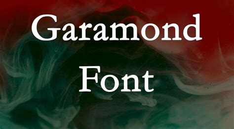 Garamond Font Free | Free Fonts Vault