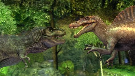 Jurassic Park 3 Bull T.Rex Vs Asset 87 Spinosaurus by TREX096 on DeviantArt