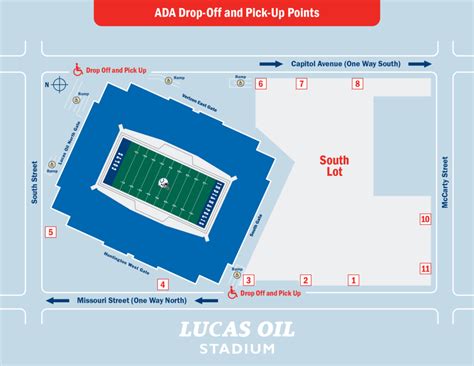 Lucas Oil Stadium Parking Details 2024 - SeatGraph