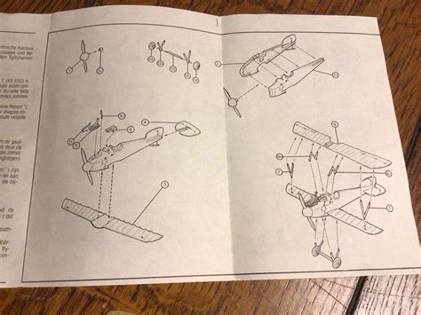 Vintage 1980’s ESCI 1/72 Classic Series Albatros D III Model Kit WW1 ...